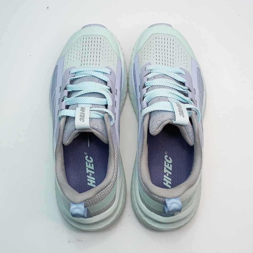 Hi-Tec CH80450W-LL Trail Running Shoes Women Size 7.5 Blue Mint Mesh Sneakers - Picture 6 of 9